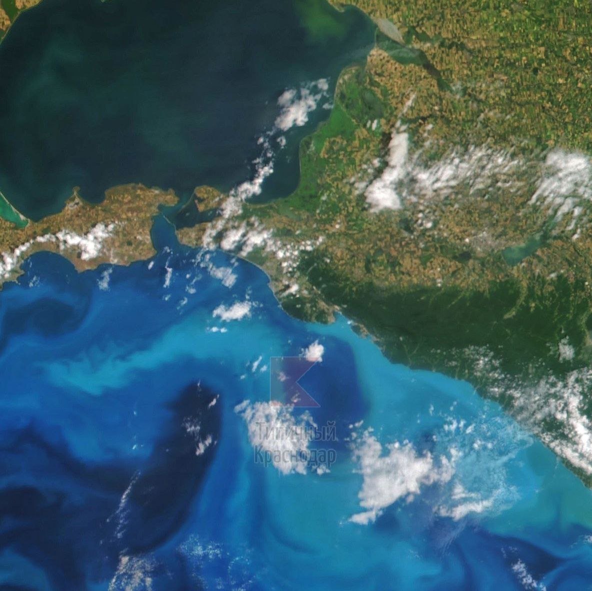 Черное море под водой