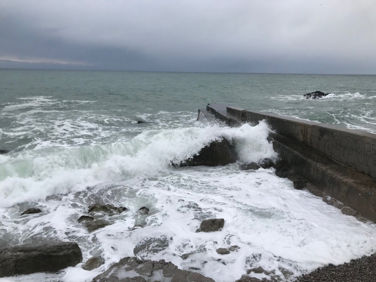 Шторм в карском море