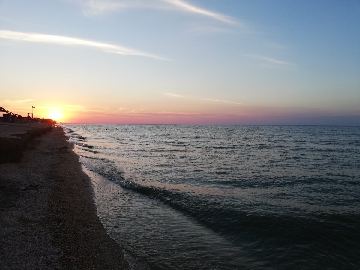 Поселок Ильич море