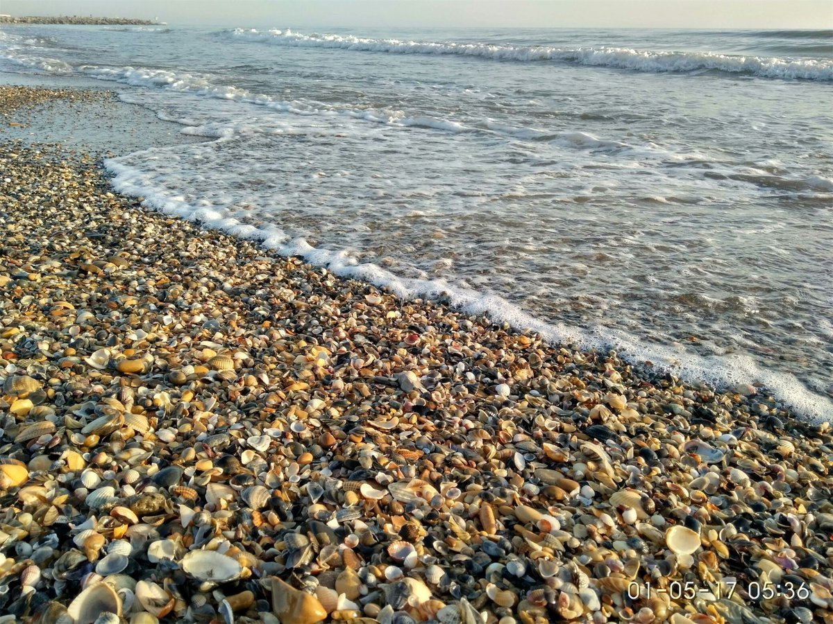 Галечные пляжи Каспийского моря