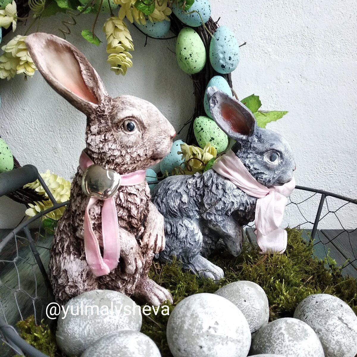 Декор зайчика из фикспрайса