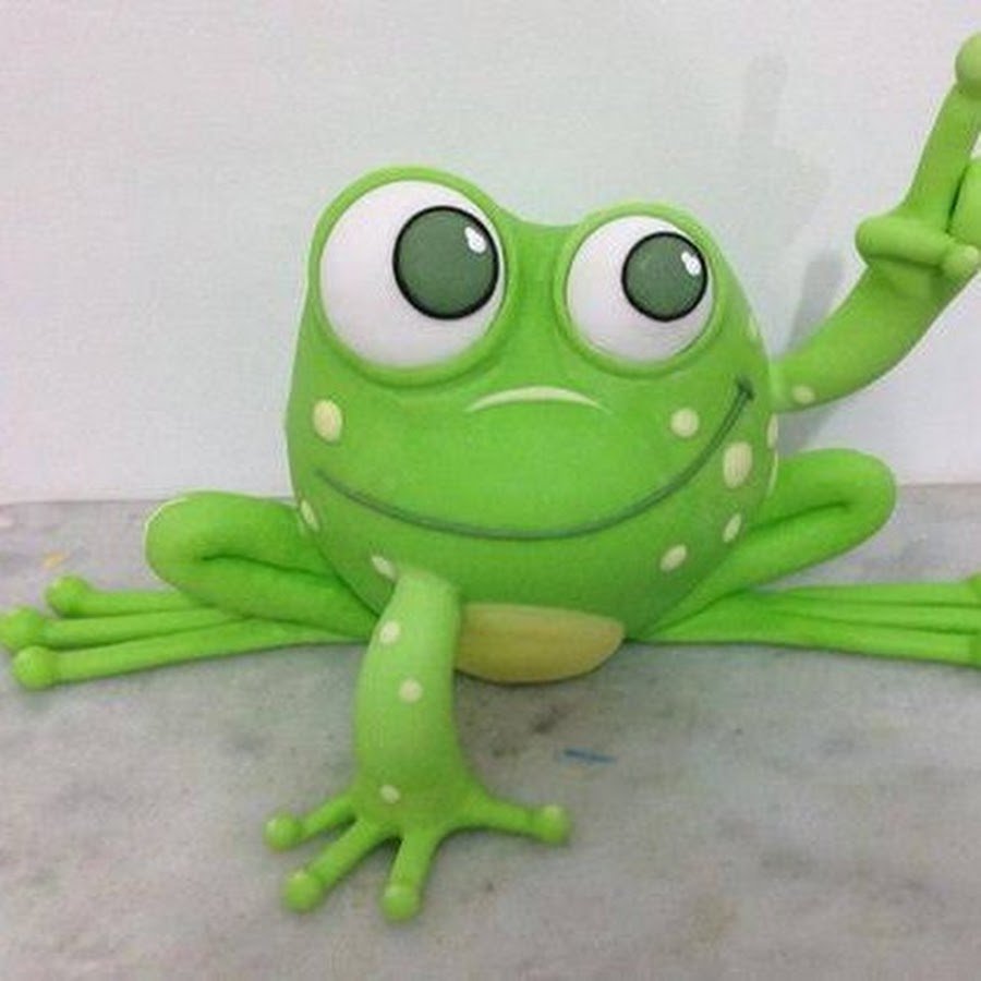 Лягушонок из глины