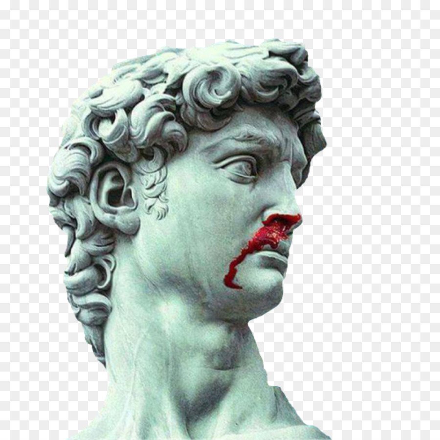 Давид Микеланджело vaporwave