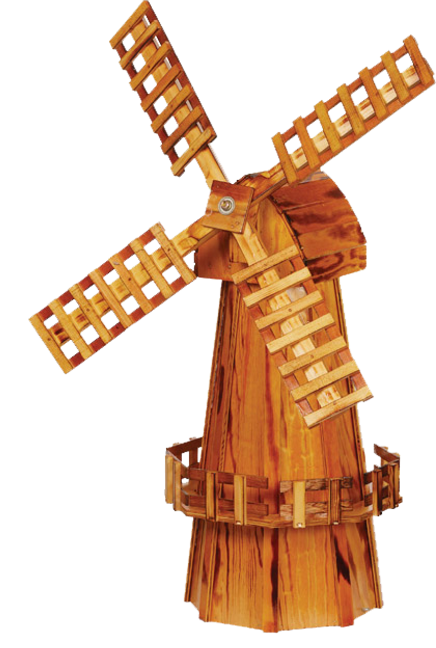 Мельница деревянная