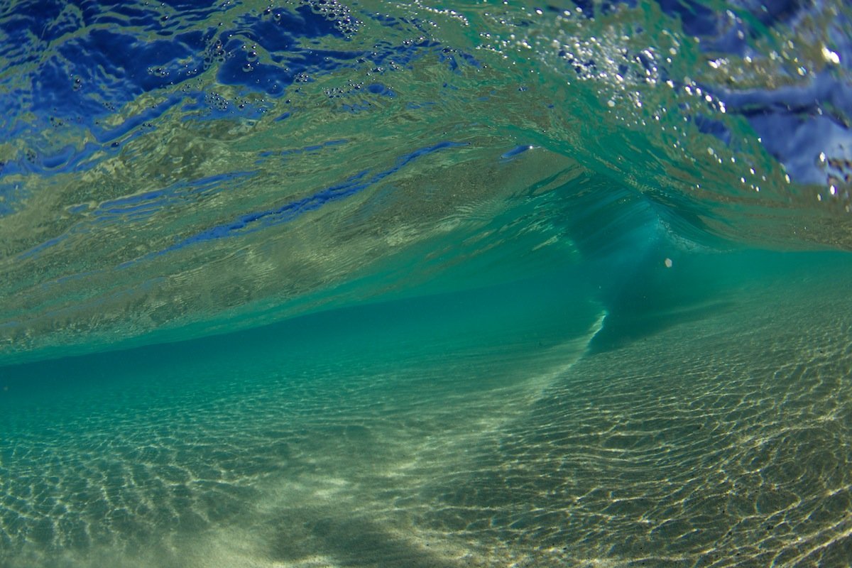 Море зеленого цвета