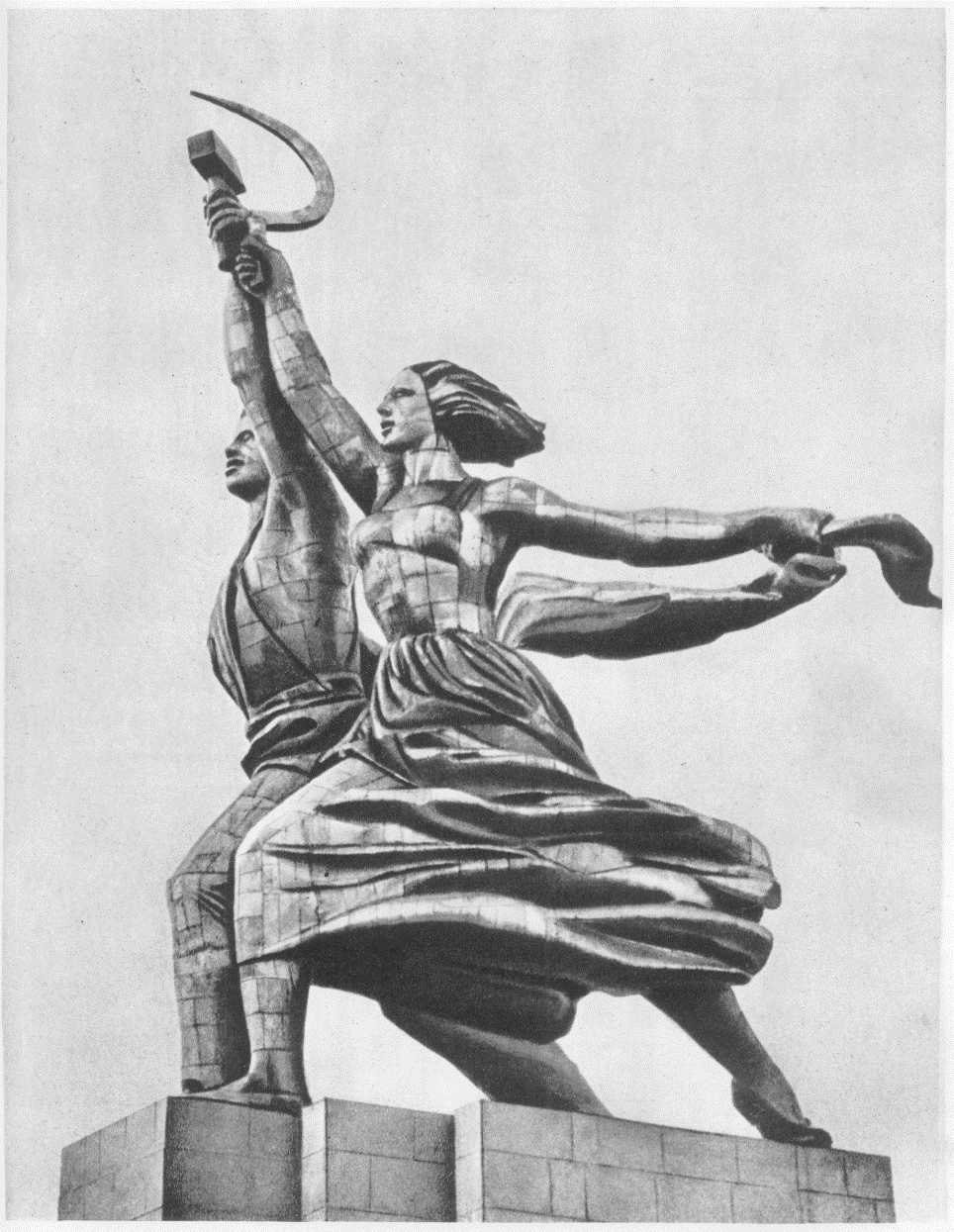 Вера Мухина рабочий и колхозница 1937