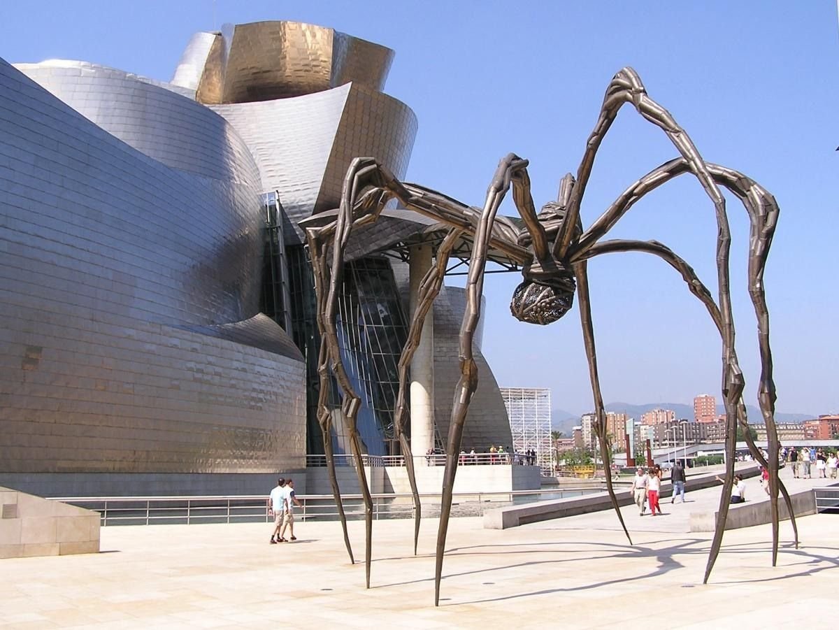 Maman (Louise Bourgeois, Bilbao) музей Гуггенхайма в Бильбао