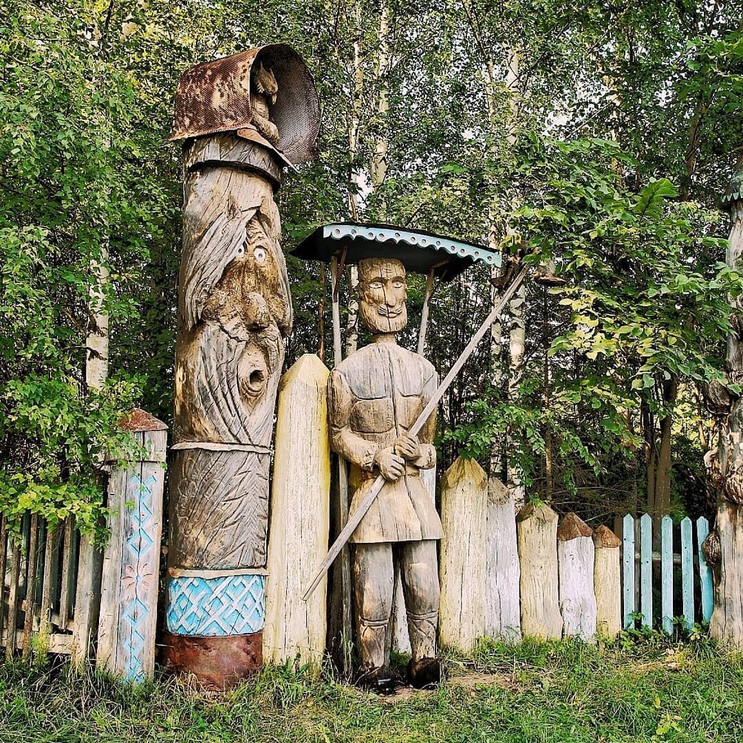 Парк деревянных скульптур Пармайлово