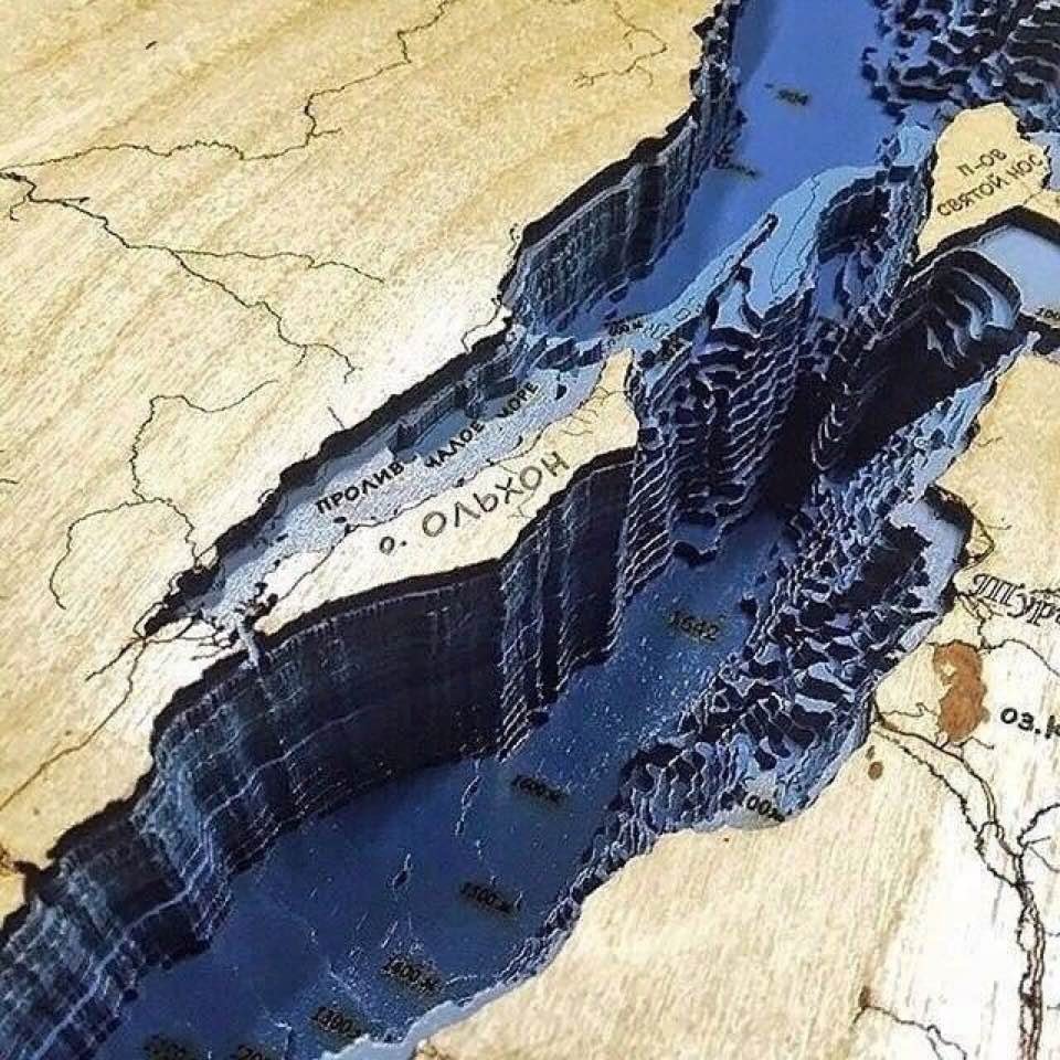 Рельеф дна Байкала