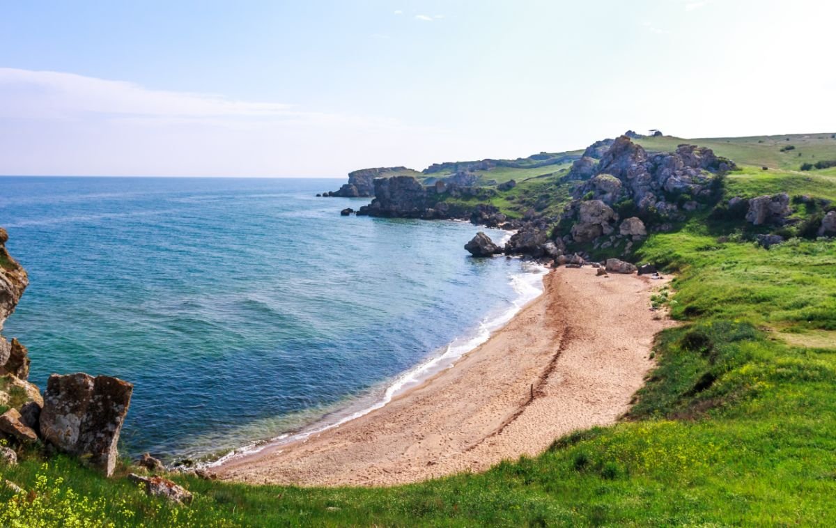 Пляж капканы Керчь