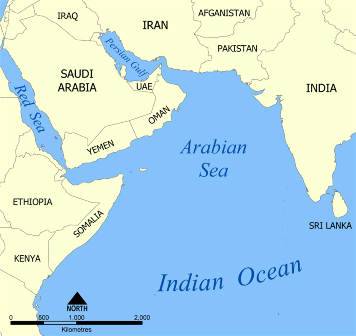 Аравийское море индийский океан