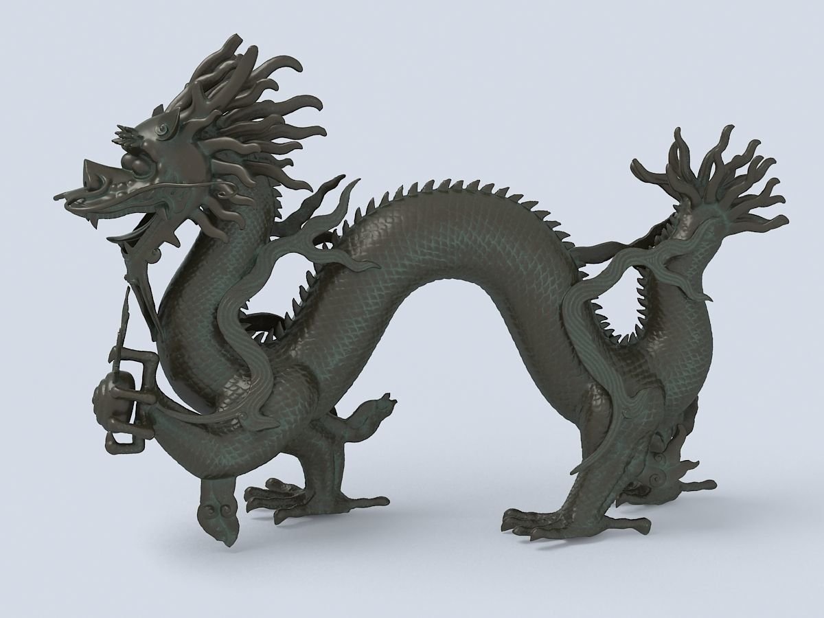 China Dragon 3d model
