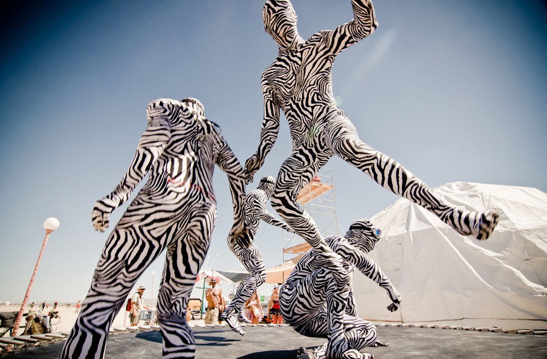 Фестиваль Burning man в США костюмы