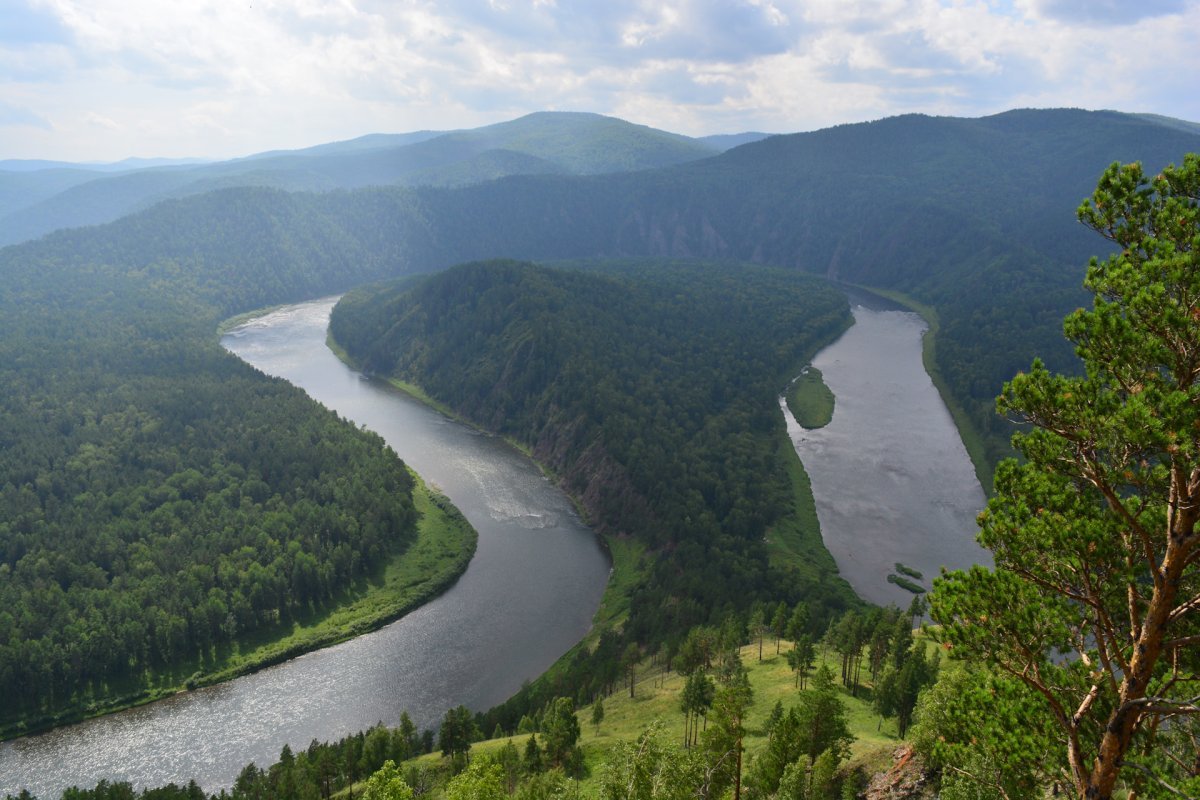 Скульптура енисей и ангара