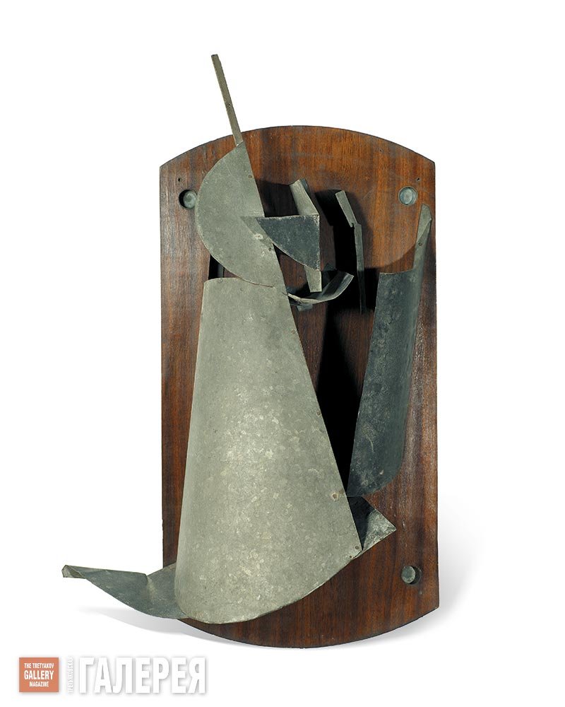 Татлин Владимир контррельеф, 1916. Дерево, палисандр, ель, металл.