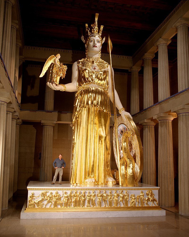 Скульптура афины в лувре