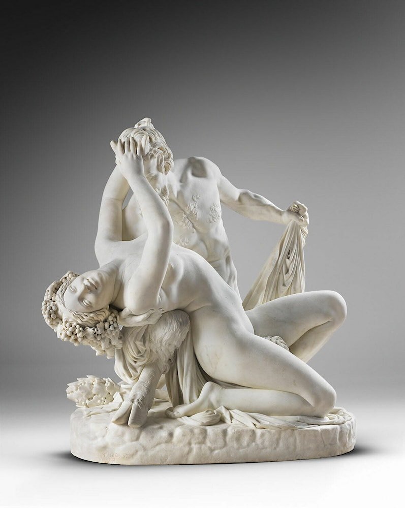 Dance nymph Satyres