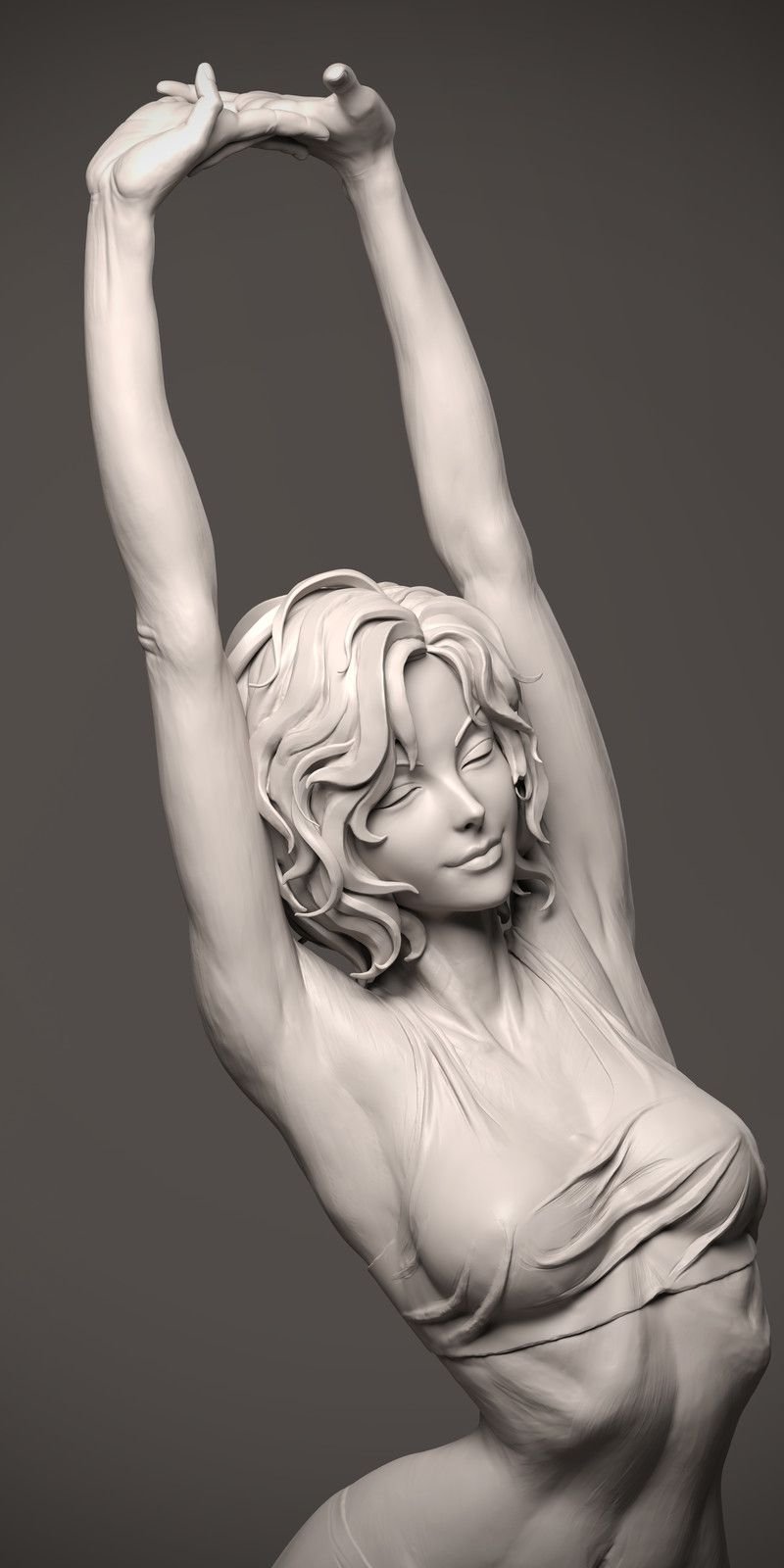 Анатомия женского тела Zbrush