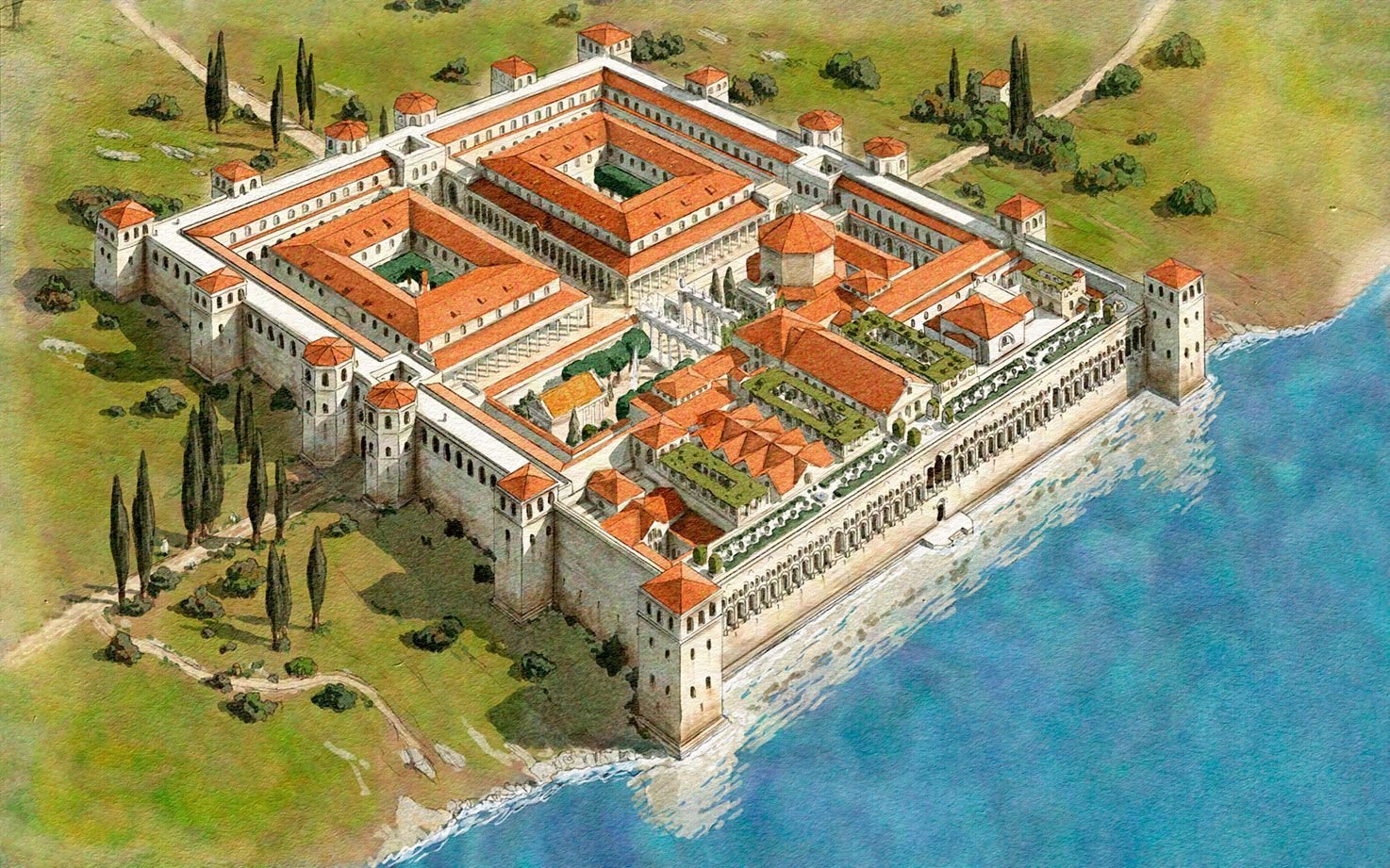 Дом древних римлян. Римский Домус. Дворец императора Византии. Дворец Нерона в Риме.