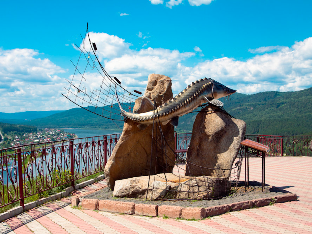 Смотровая площадка Красноярск царь-рыба