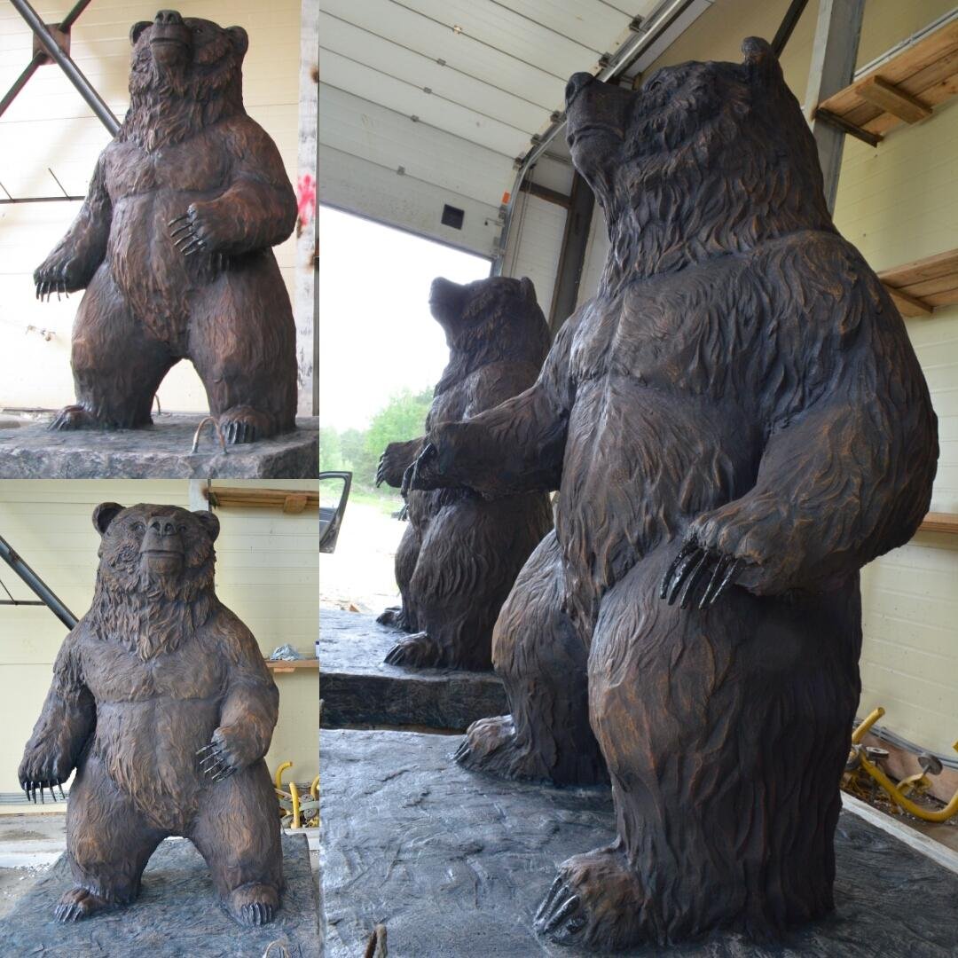 Медведь Пасечник скульптура Богородское