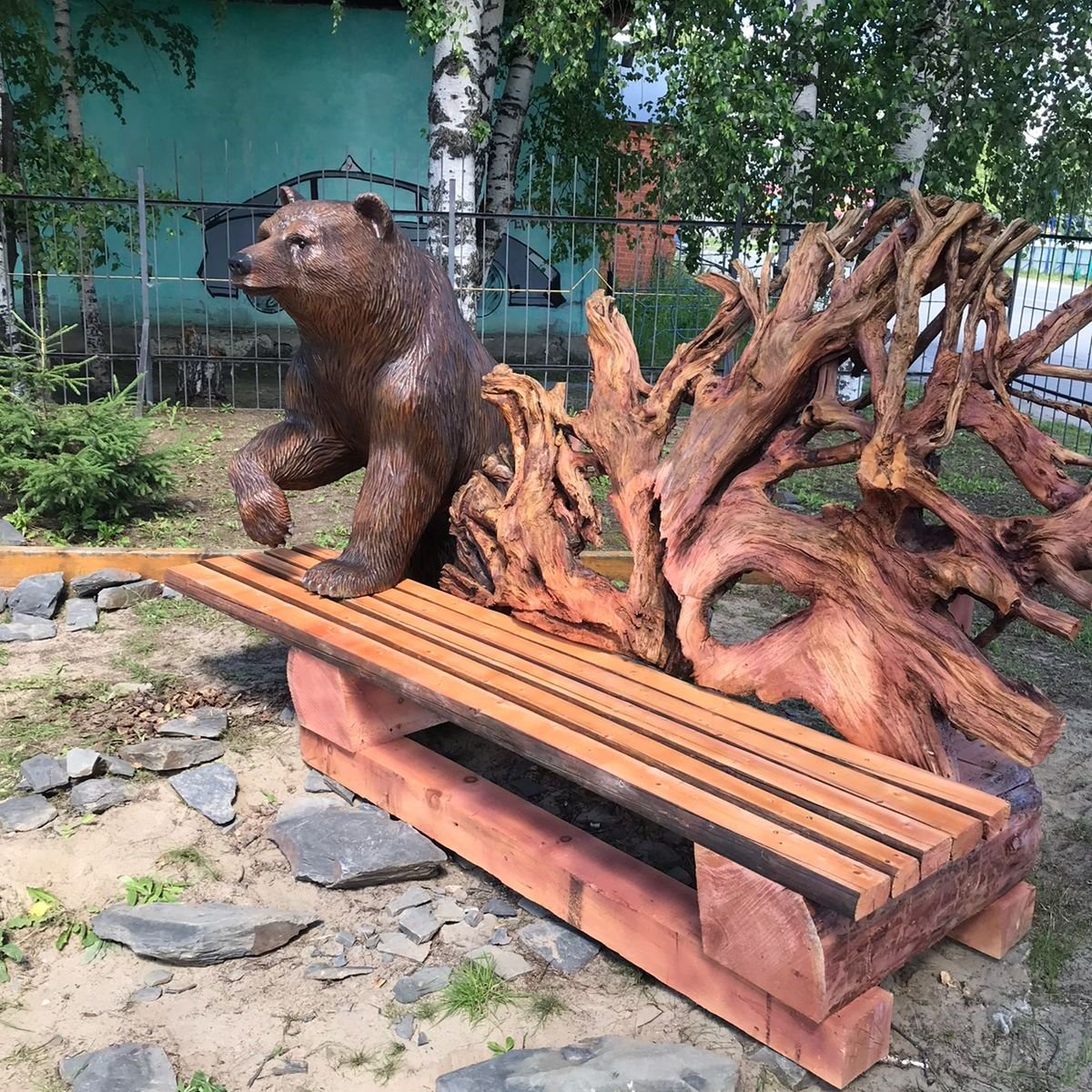 Панно медведь