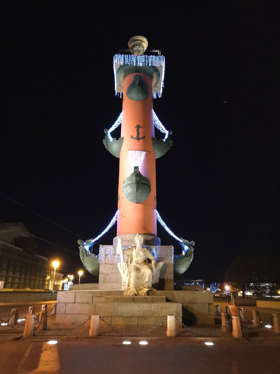 Ростральные колонны Санкт-Петербург кратко