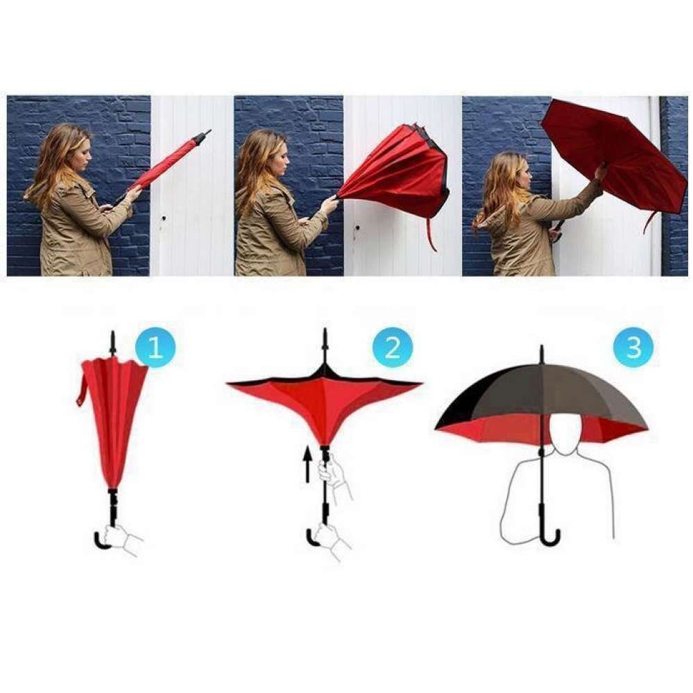 Зонт наоборот up-Brella