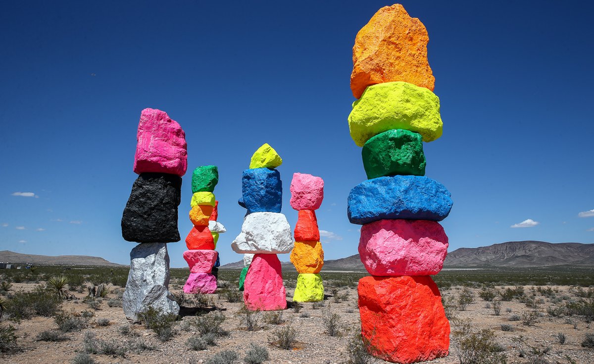 Seven Magic Mountains Лас Вегас