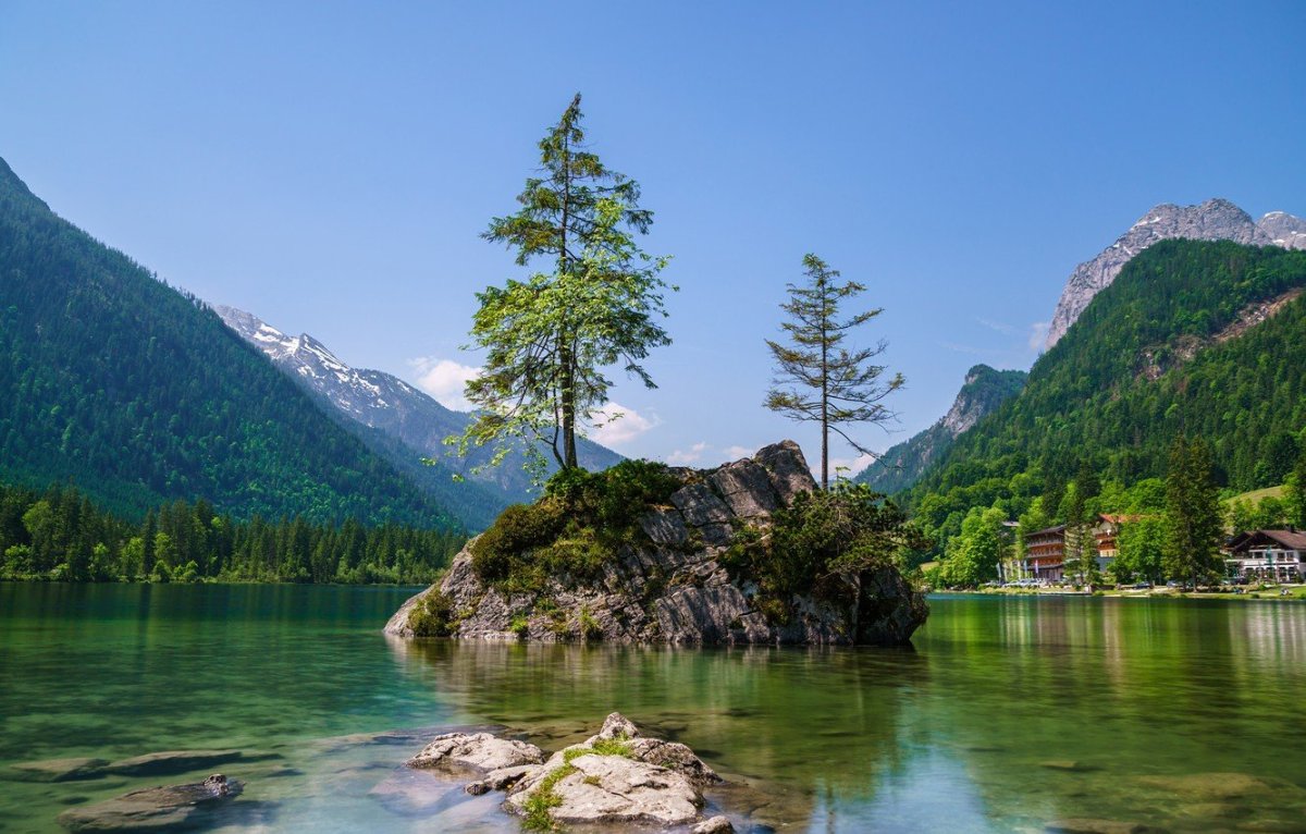 Озеро Хинтерзее Германия