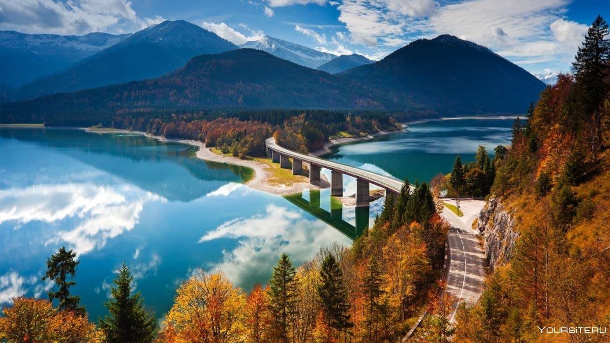 Мост Сильвенштайн Бавария Германия