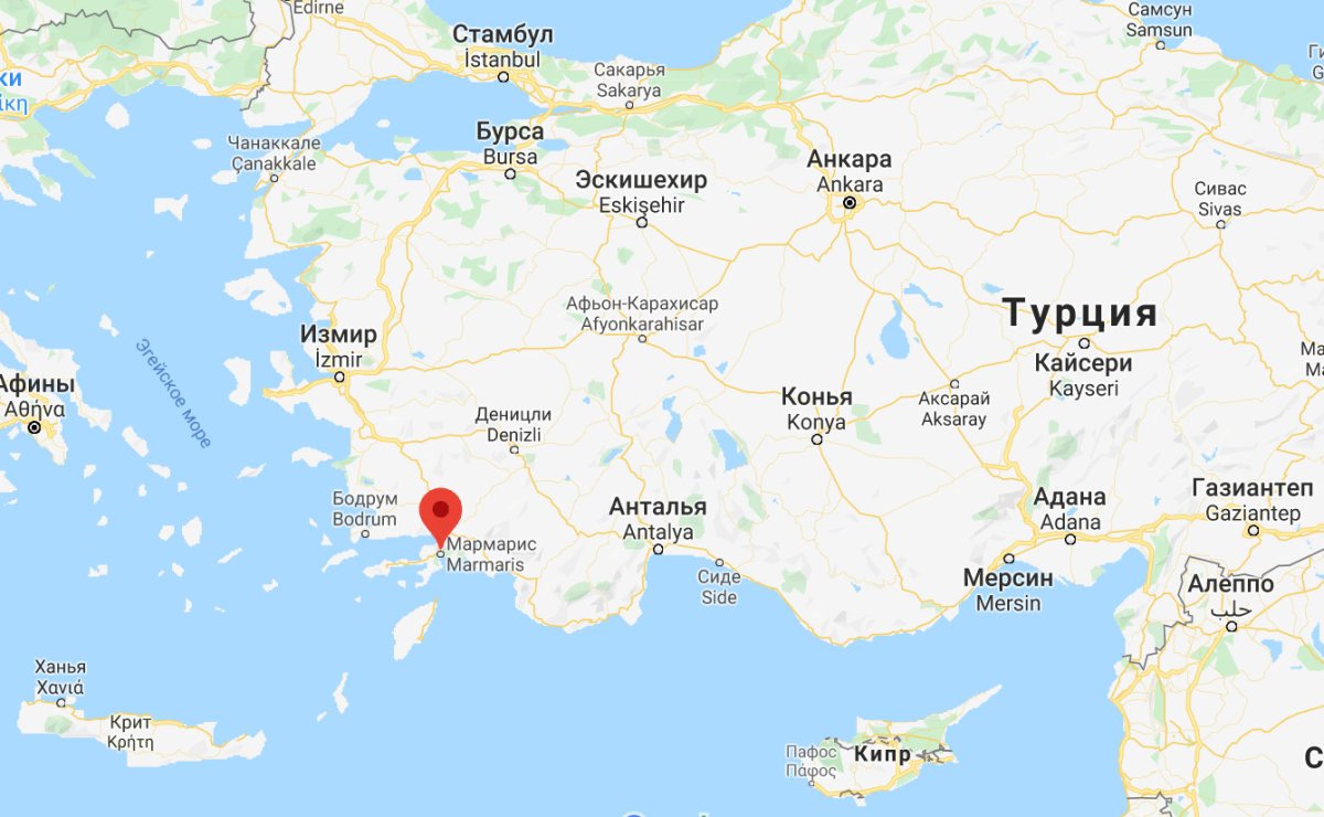 Мармарис Турция на карте