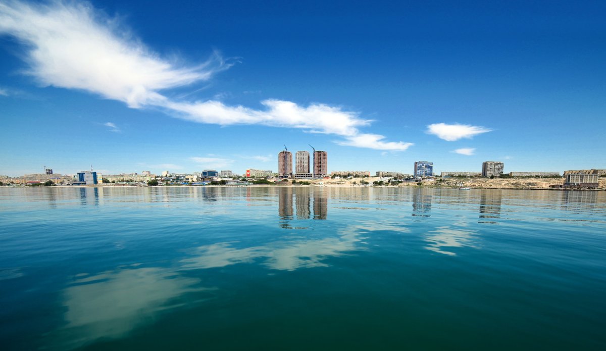 Каспийское море город Актау