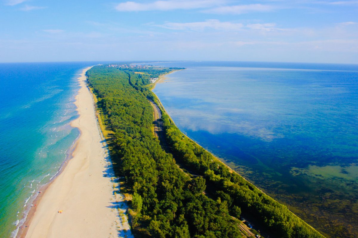 Балтийское море Куршская коса