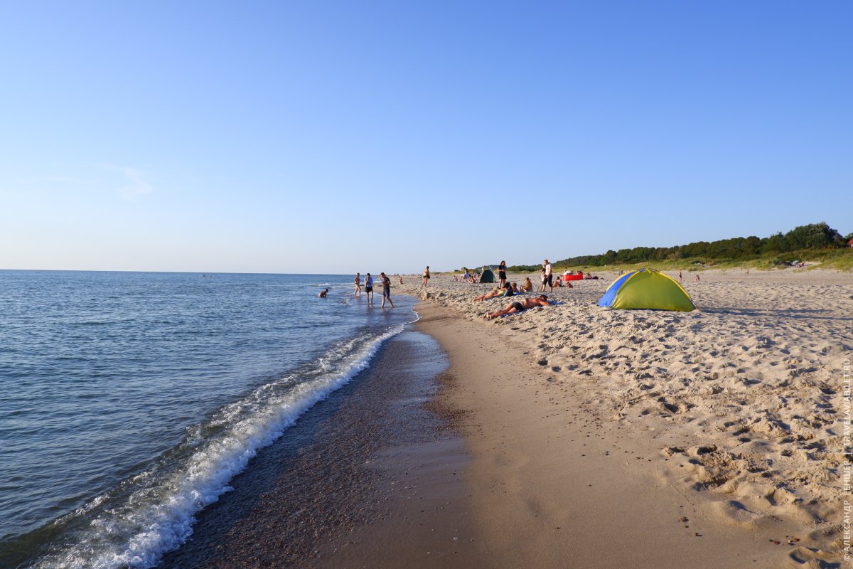 Калининград Балтийское море пляжный