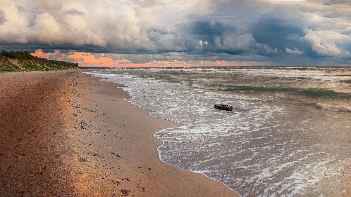 Куршская коса побережье Балтийского моря