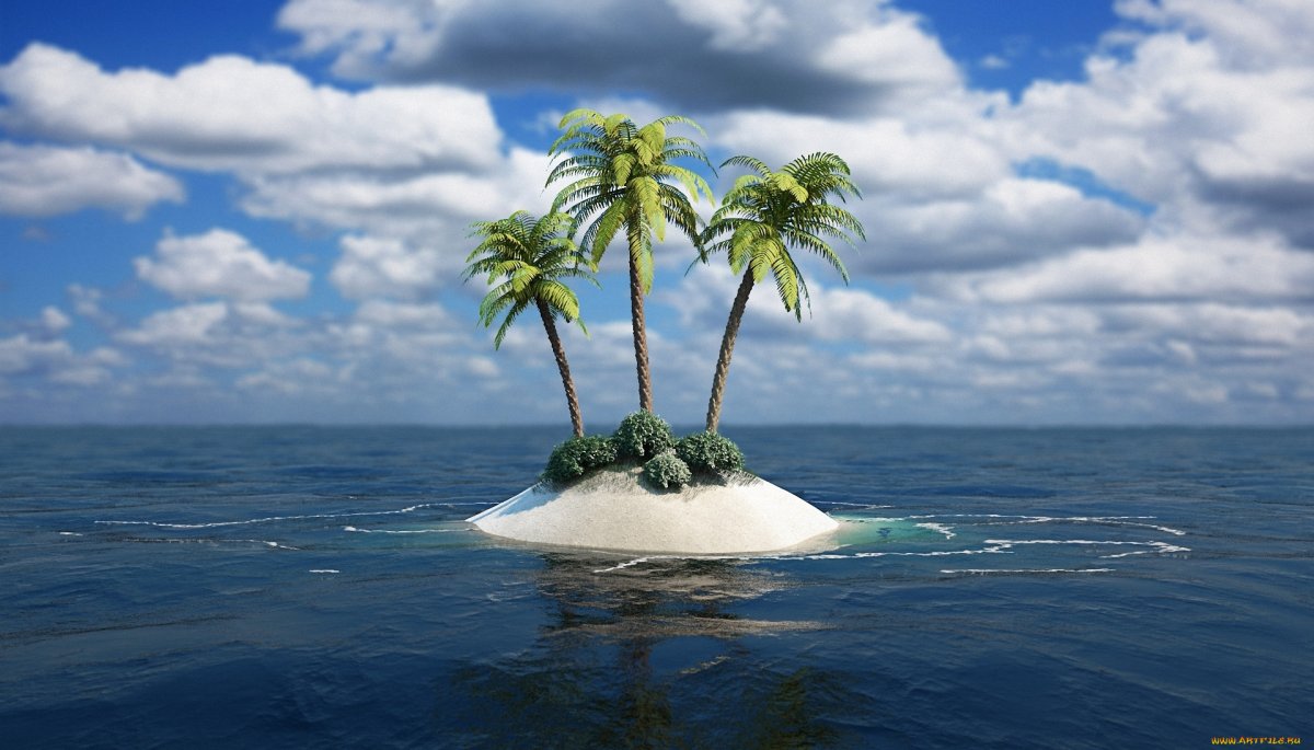 Необитаемые острова Карибского моря