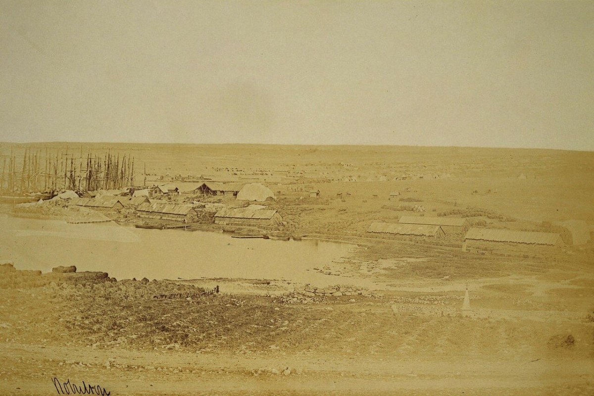 Камышовая бухта в 1854