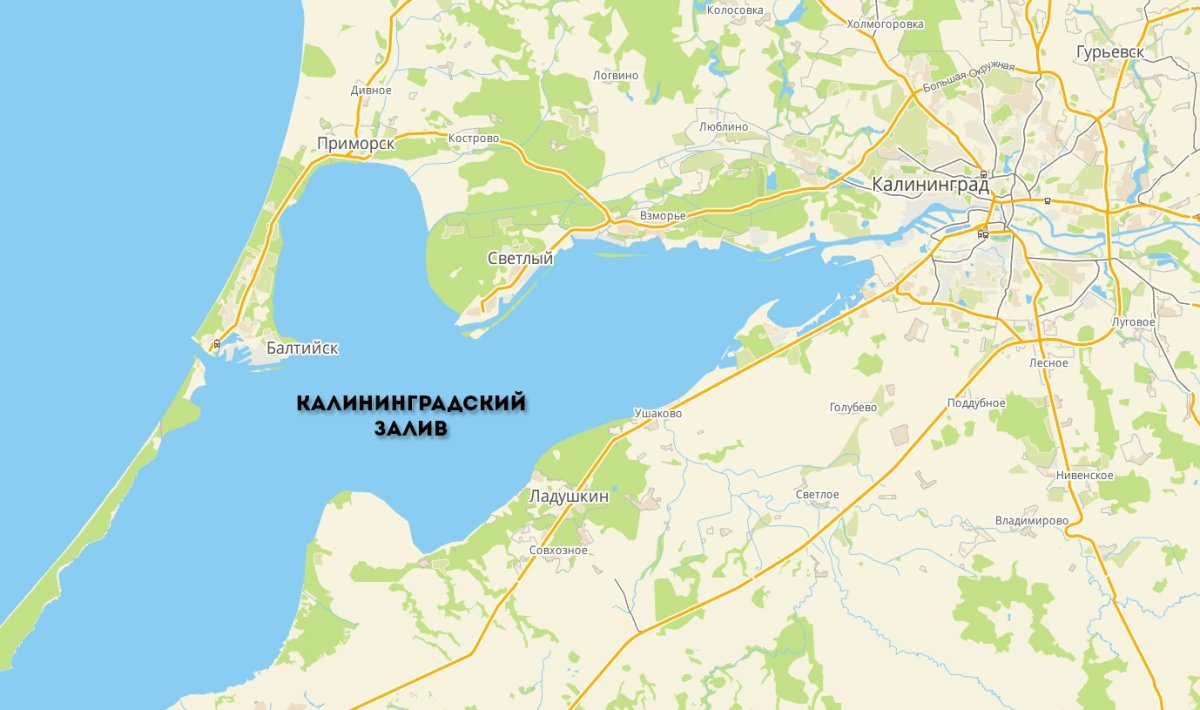 Вислинский залив Калининград