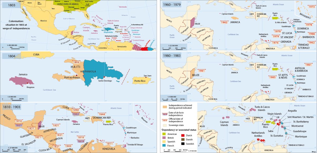 East Caribbean States на карте