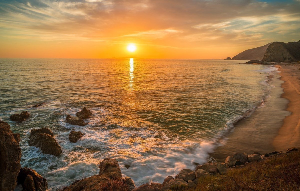 Морской Прибой Анапа рассвет