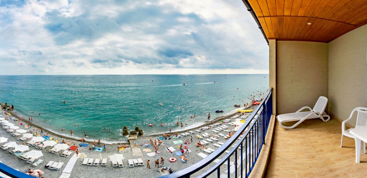 Пляж морской Бриз Лазаревское