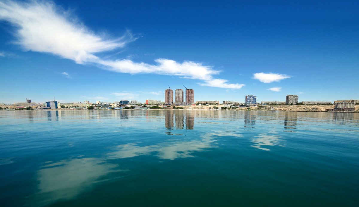 Каспийское море город Актау