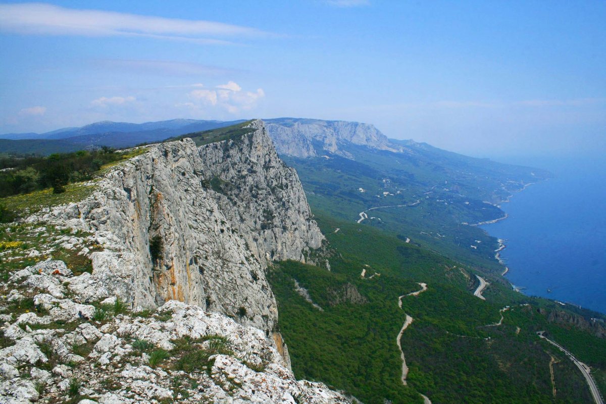 Крымские горы гряды