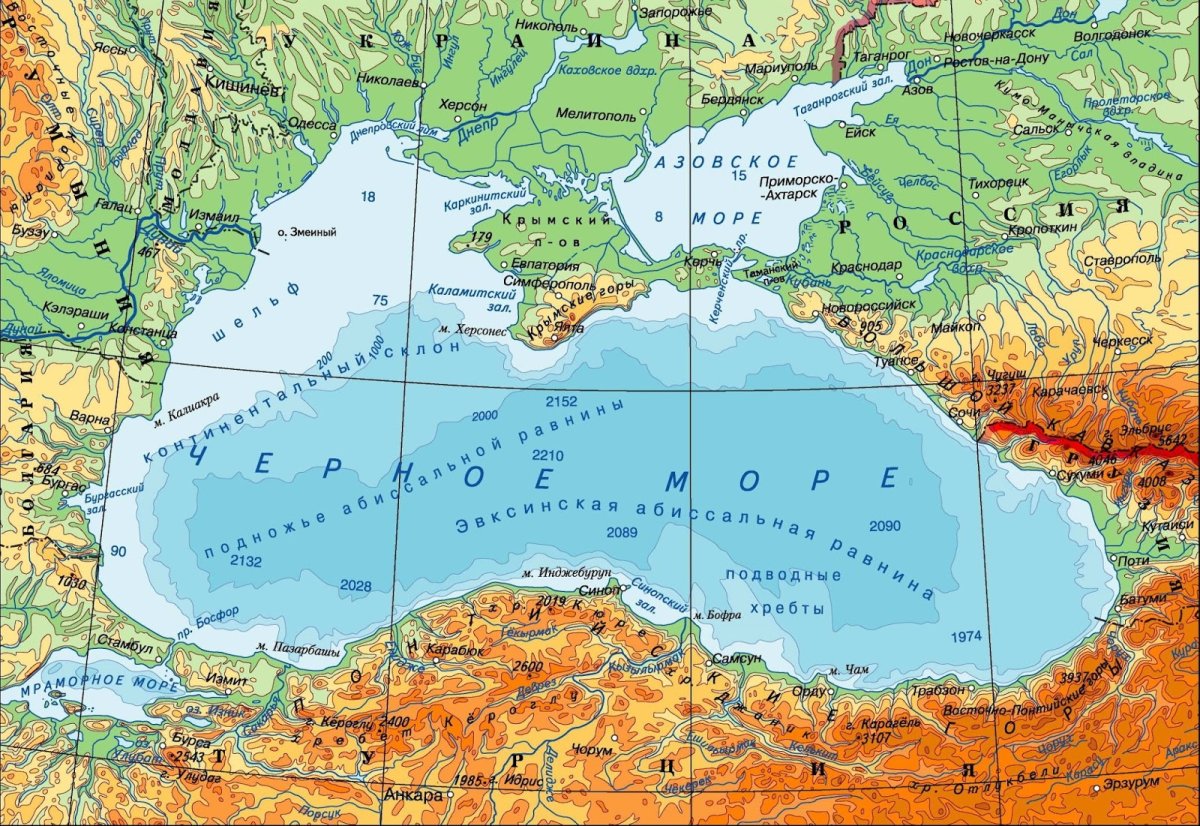 Остров змеиный в черном море на карте