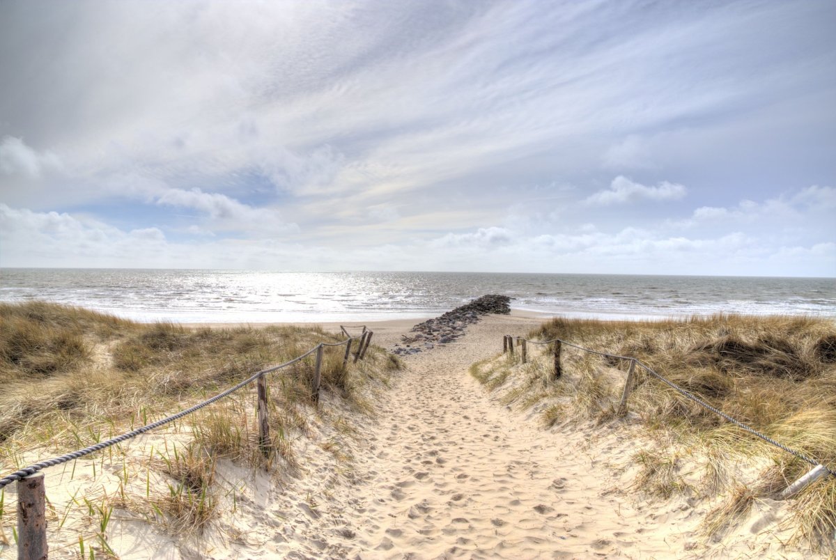 St Peter Ording дюны море