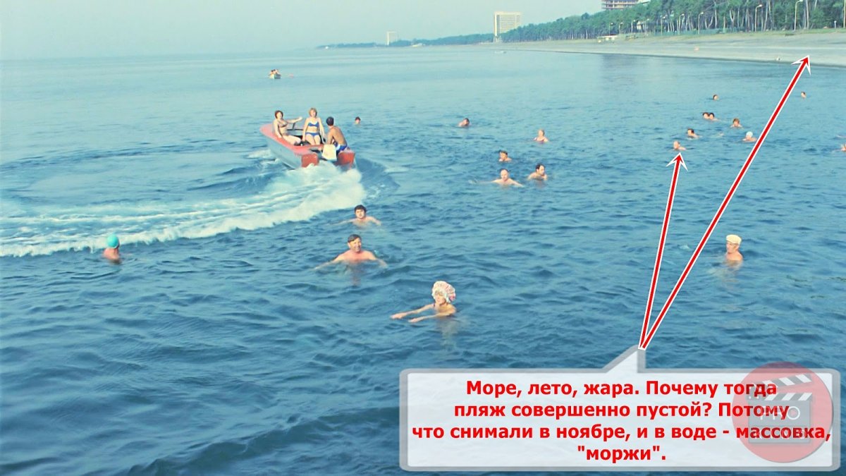 Кадр из фильма любовь и голуби в море
