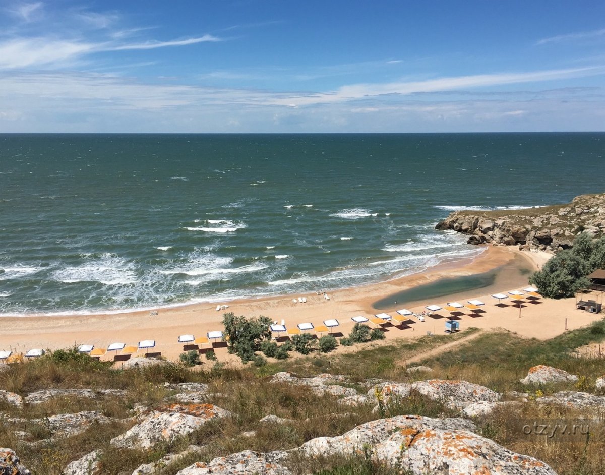 Золотой пляж азовское море