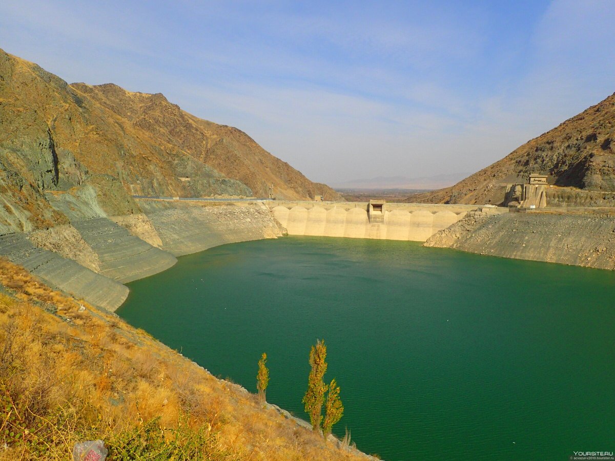 Кировское водохранилище в Киргизии