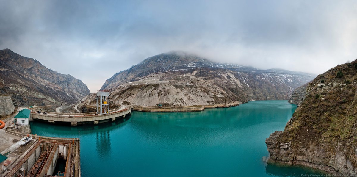Чиркейское водохранилище и Сулакский каньон